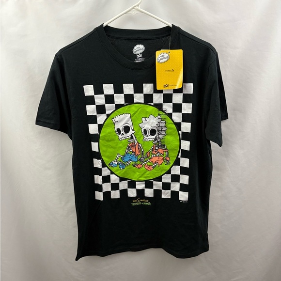 The Simpsons Treehouse Of Horror T Shirt Skeleton Characters Graphic Tee Medium - Picture 3 of 8
